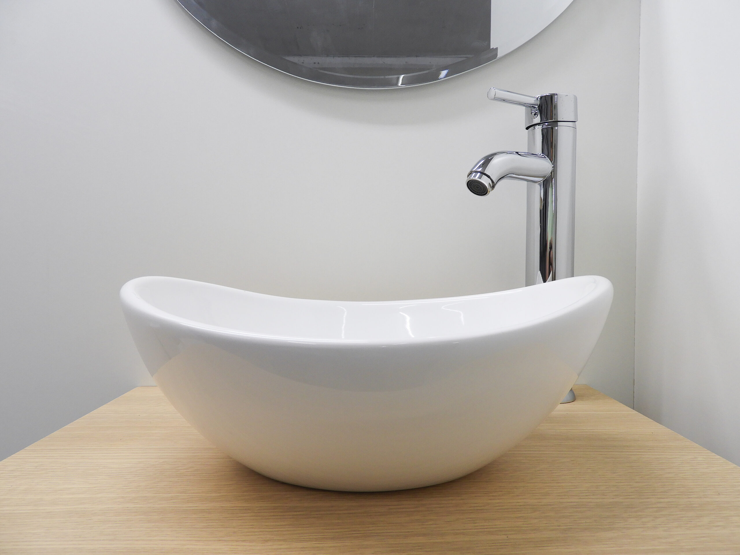 Bacha De Apoyo Luna Blanco Daccord Oval Blanca