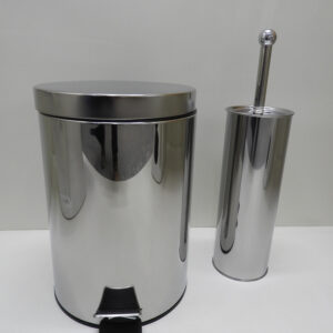 Cesto Y Escobilla De Baño Acero Inoxidable D’accord