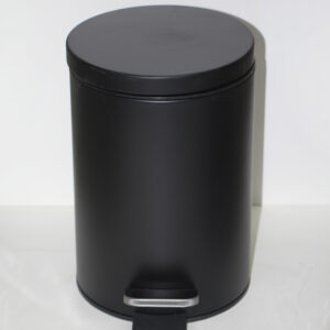Cesto Tacho De Basura Metálico Negro 3lts D’accord